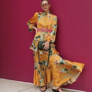 Johanna Ortiz x H&M maxi ruffle dress